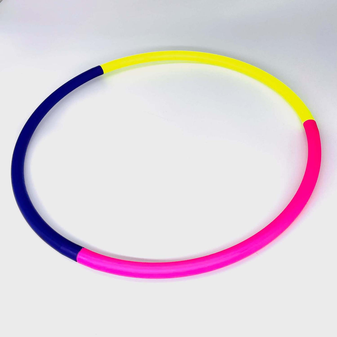 Custom 3 Section Coloured Polypro Hula Hoop - 19mm