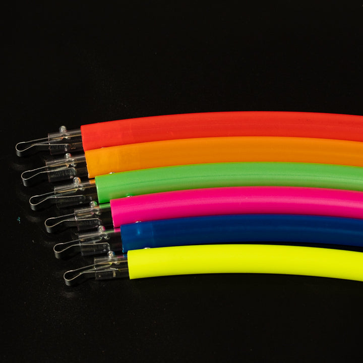 UV Rainbow 6 Section Coloured Polypro Hula Hoop