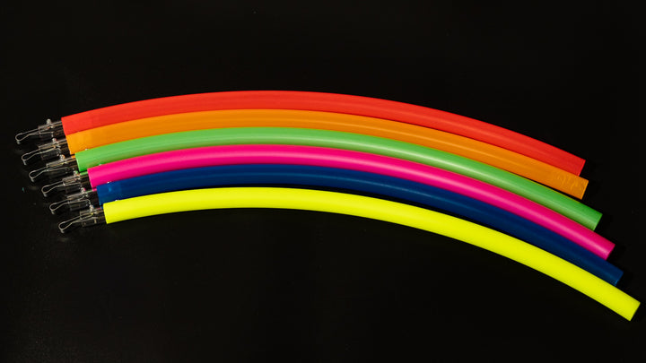 UV Rainbow 6 Section Coloured Polypro Hula Hoop