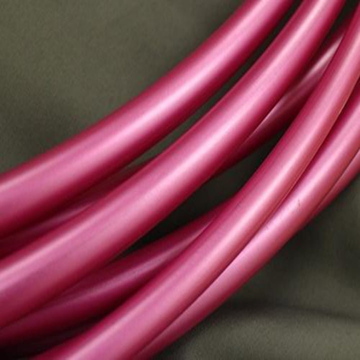 Rubbelite  dark pink hula hoop tubing