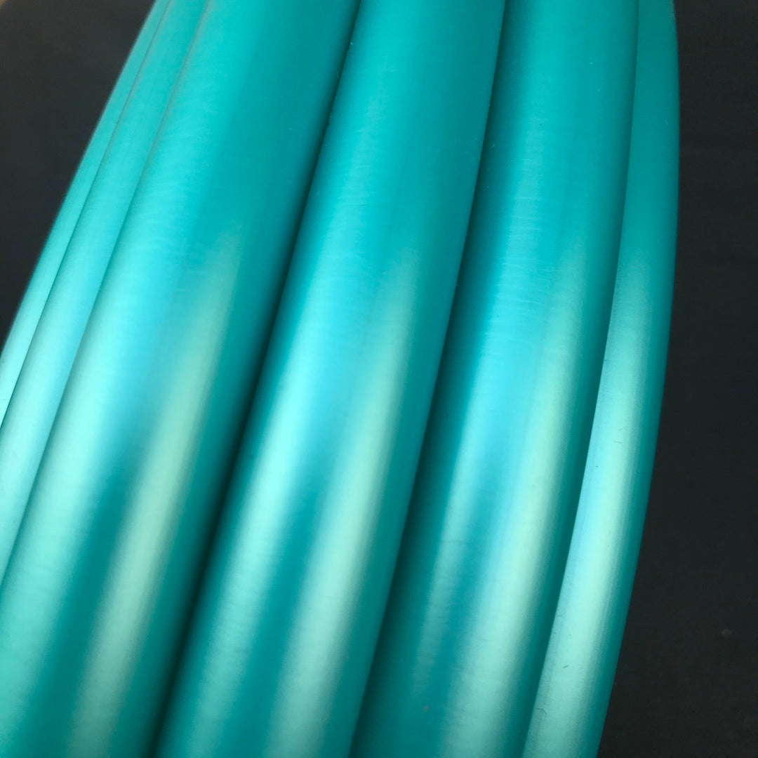 Metallic Green/blue hoop tubing 