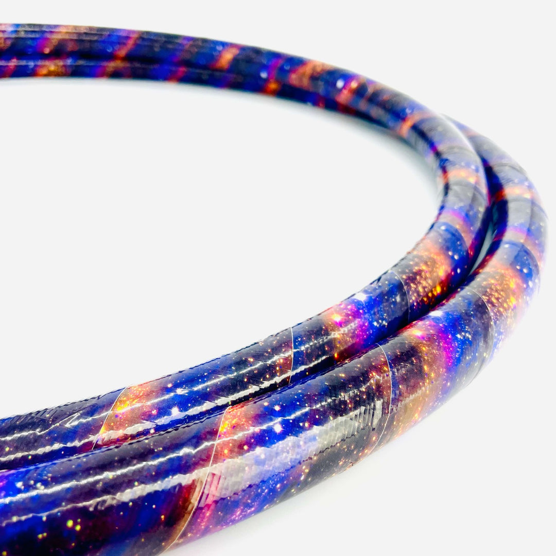 galaxy beginner adult hula hoop for fitness hooping or hoop dance