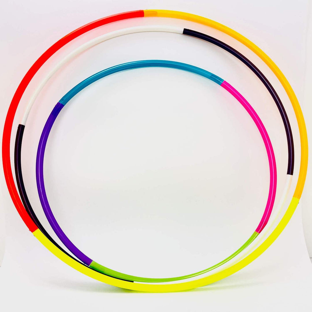 Custom 5 Section Coloured Polypro Hula Hoop - 16mm