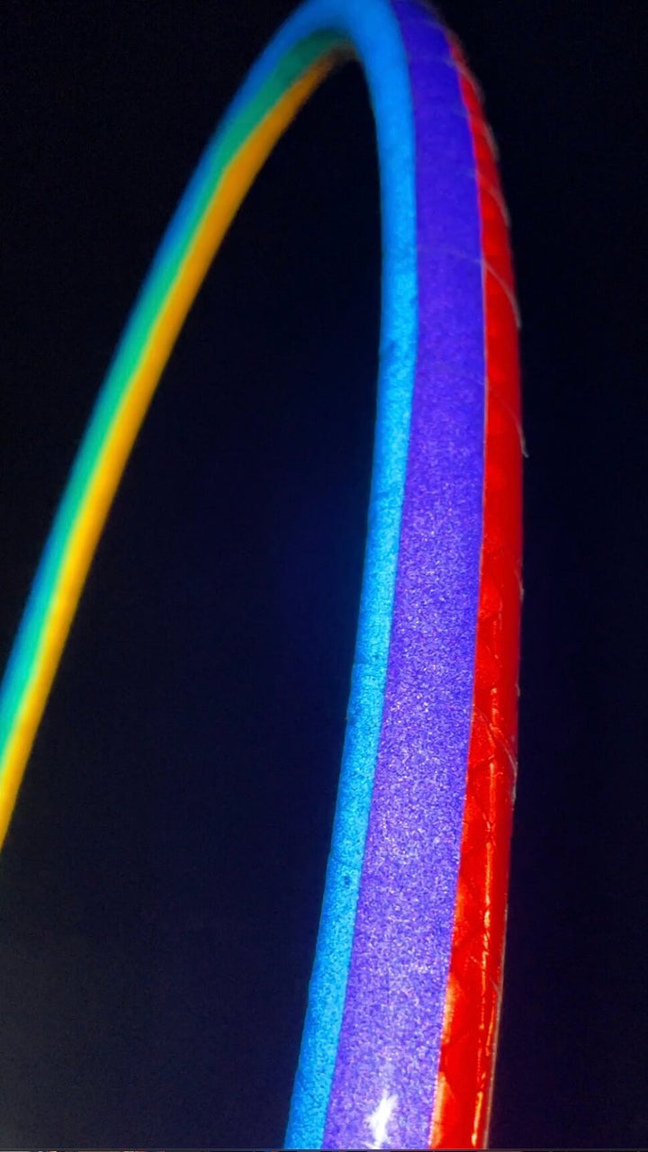 Full Rainbow Reflective Hoops